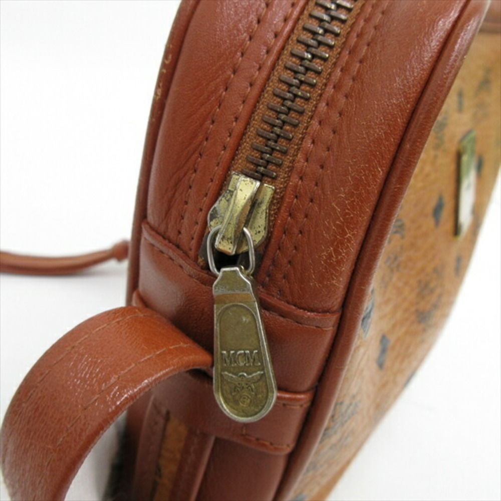 MCM Logo Crossbody Bag Brown - Picture 6 of 9